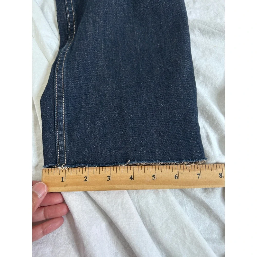 $295 L'agence Milina Low Rise Stovepipe Jeans Grainger size 28 NWT Raw Hem